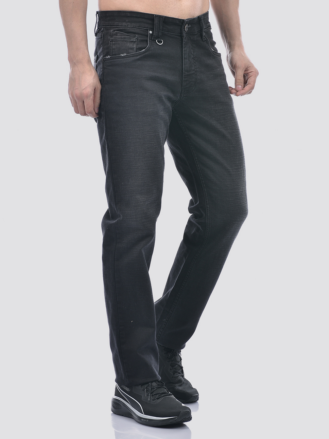 Numero Uno Men Solid Black Jeans